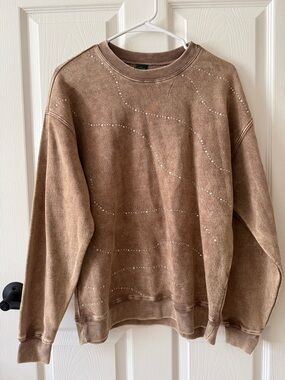 Wild Fable embellished rhinestone sweatshirt
